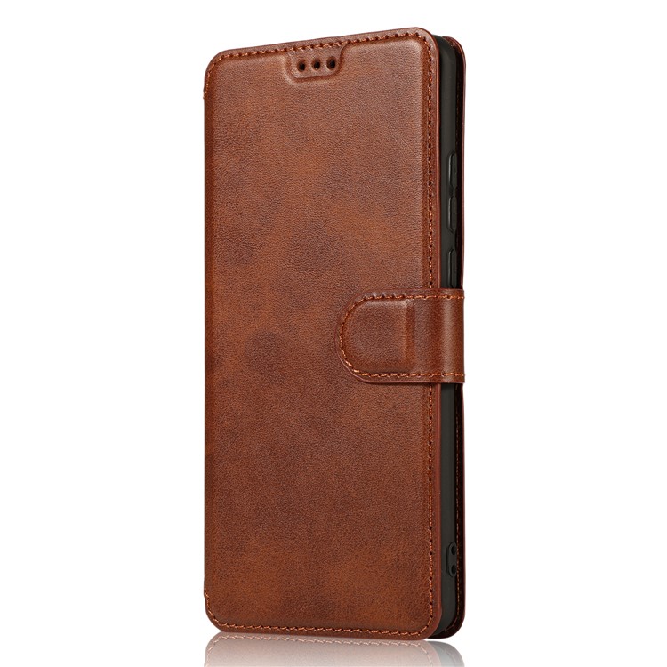 PU Leather + TPU Wallet Style Protection Phone Stand Case for Huawei P30 Pro - Brown-3