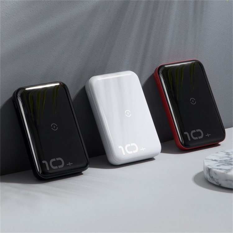 Baseus 2 in 1 10W Wireless Carica Rapida 10000mah 18W Wired Bank - Nero-15