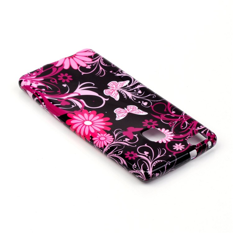 Patterned TPU Cover for Huawei P9 Lite / G9 Lite - Butterflies and Flowers-4