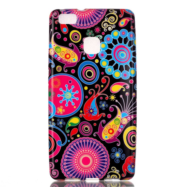 Patterned TPU Shell for Huawei P9 Lite / G9 Lite - Paisley Pattern-1