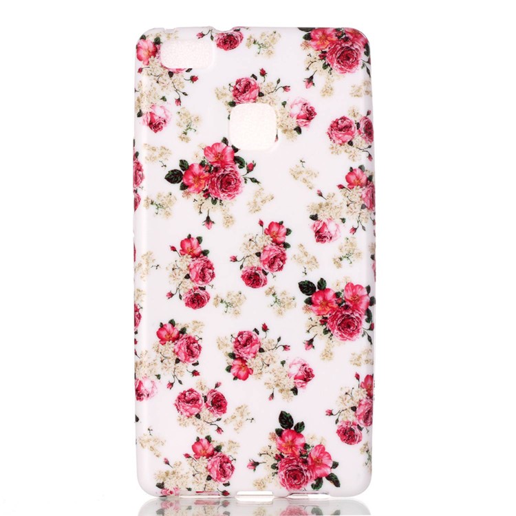 Patterned Flexible TPU Cover for Huawei P9 Lite / G9 Lite - Pretty Flowers-1