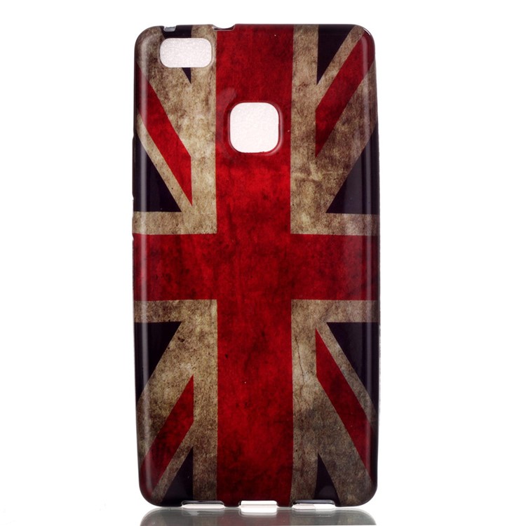 Patterned TPU Back Case for Huawei P9 Lite / G9 Lite - Vintage UK Flag-1