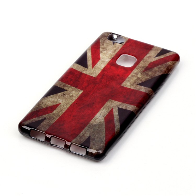 Patterned TPU Back Case for Huawei P9 Lite / G9 Lite - Vintage UK Flag-2