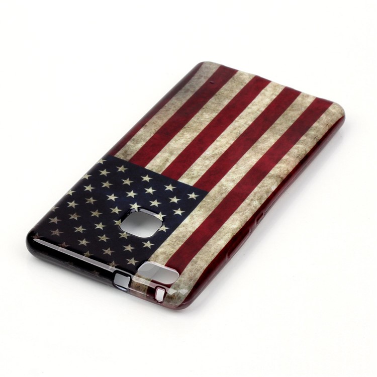 Patterned TPU Case Protector for Huawei P9 Lite / G9 Lite - Retro American Flag-3