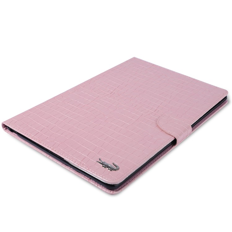 Crocodile Skin Leather Wallet Tablet Case for Huawei MediaPad M5 10 (10.8") / M5 (Pro) - Pink-3