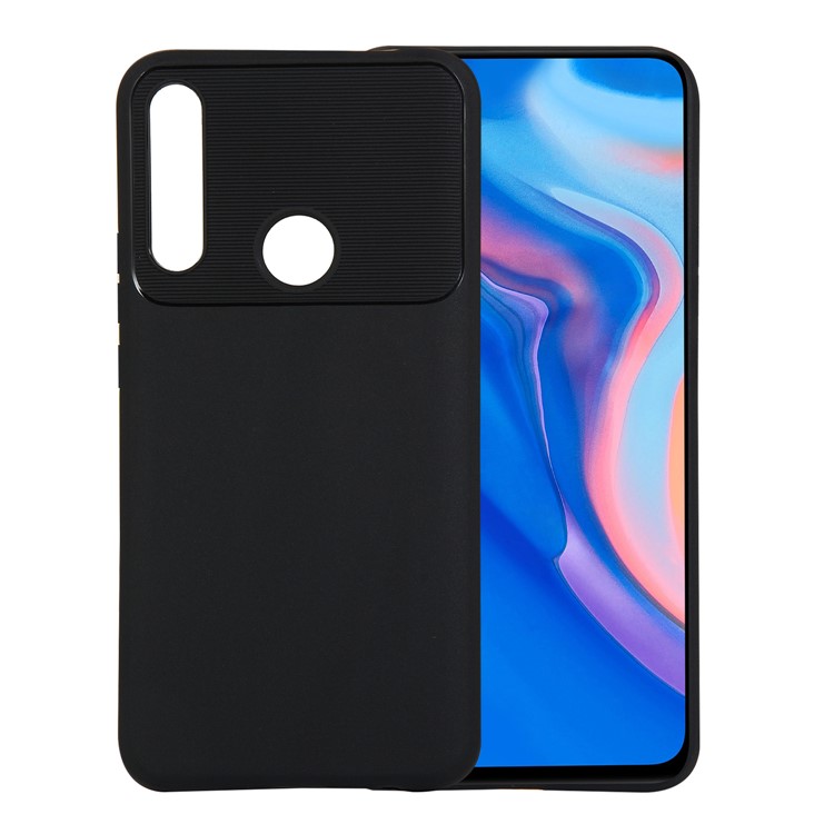 Série Armadura Suave TPU Telefone Caso Protetor Para Huawei P Inteligente + 2019 / Aproveite 9s / 20i / 20 - Preto-1