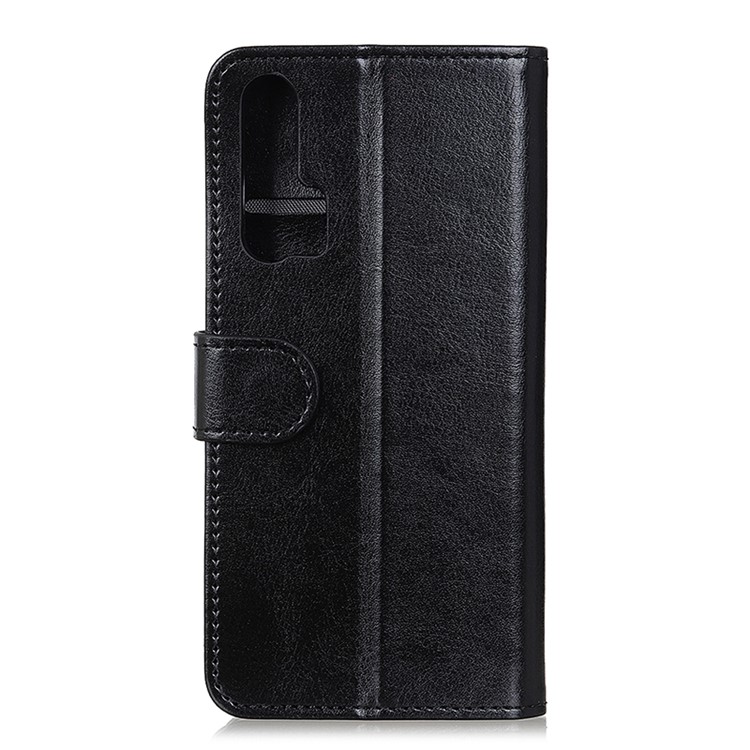 Crazy Horse Leather Wallet Case for Huawei Honor 20 Pro - Black-6