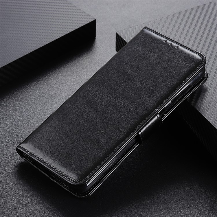 Crazy Horse Leather Wallet Case for Huawei Honor 20 Pro - Black-9