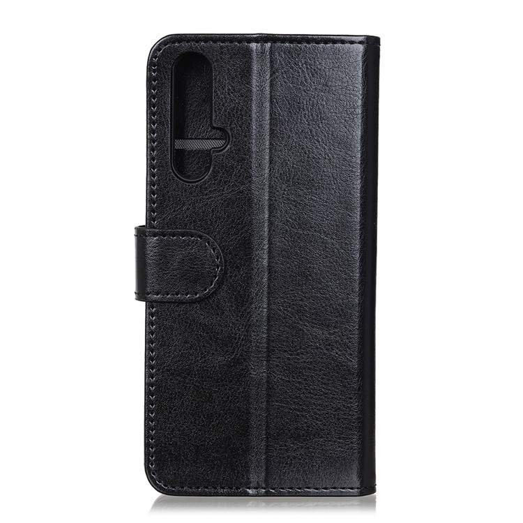 Crazy Horse Leather Phone Shell for Huawei Honor 20 - Black-3