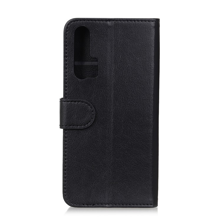 Clasp Leather Phone Case for Huawei Honor 20 Pro - Black-3