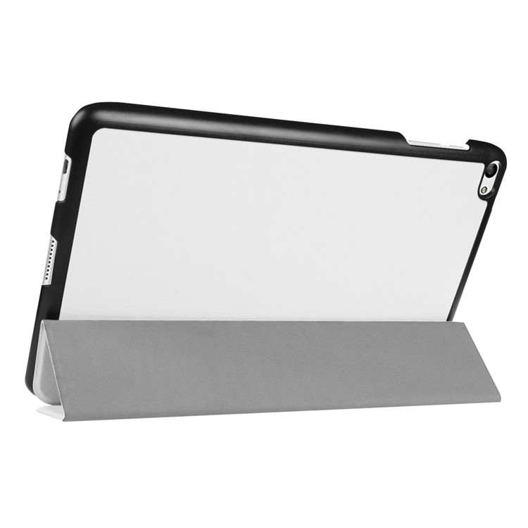 Tri-fold Stand Leather Tablet Cover for Huawei MediaPad T2 10.0 Pro - White-2