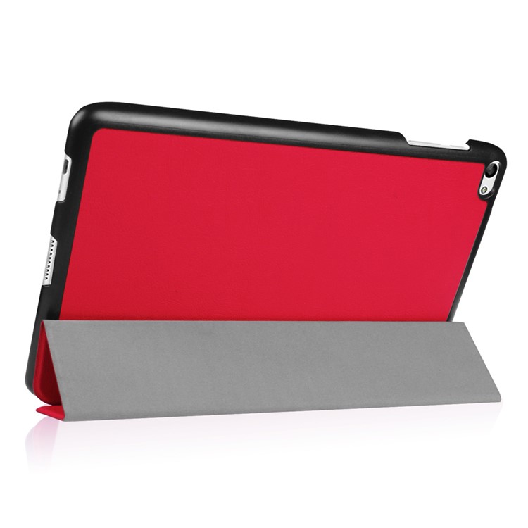 Tri-fold Stand Leather Tablet Shell for Huawei MediaPad T2 10.0 Pro - Red-2
