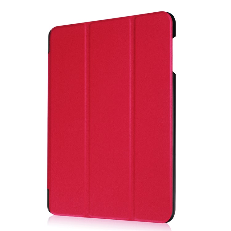 Tri-fold Stand Leather Tablet Shell for Huawei MediaPad T2 10.0 Pro - Red-6