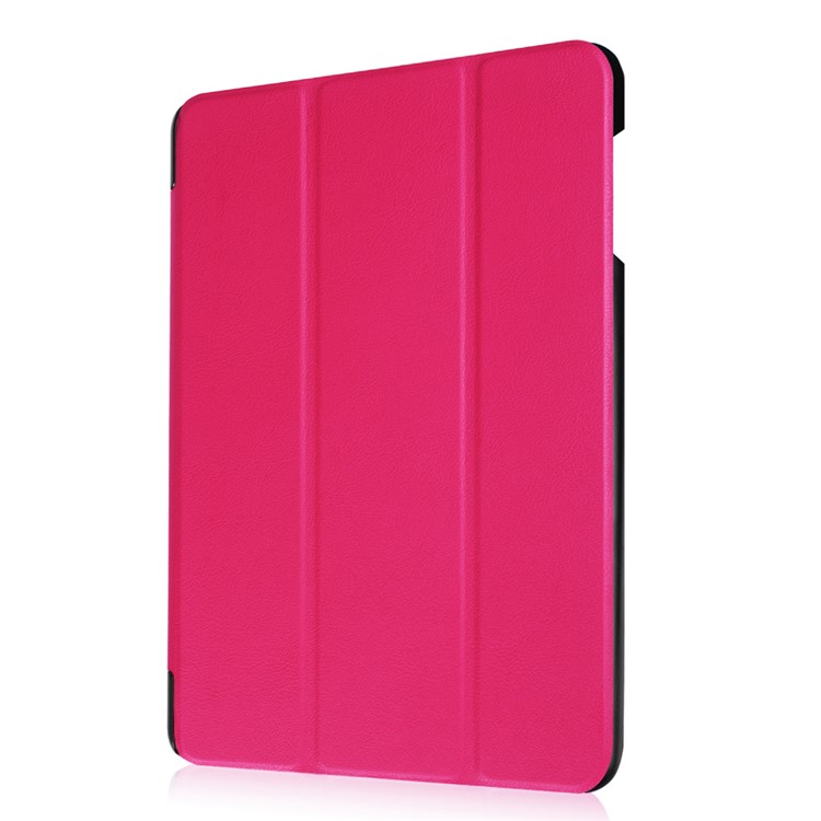 Tri-fold Stand PU Leather Flip Case for Huawei MediaPad T2 10.0 Pro - Rose-6