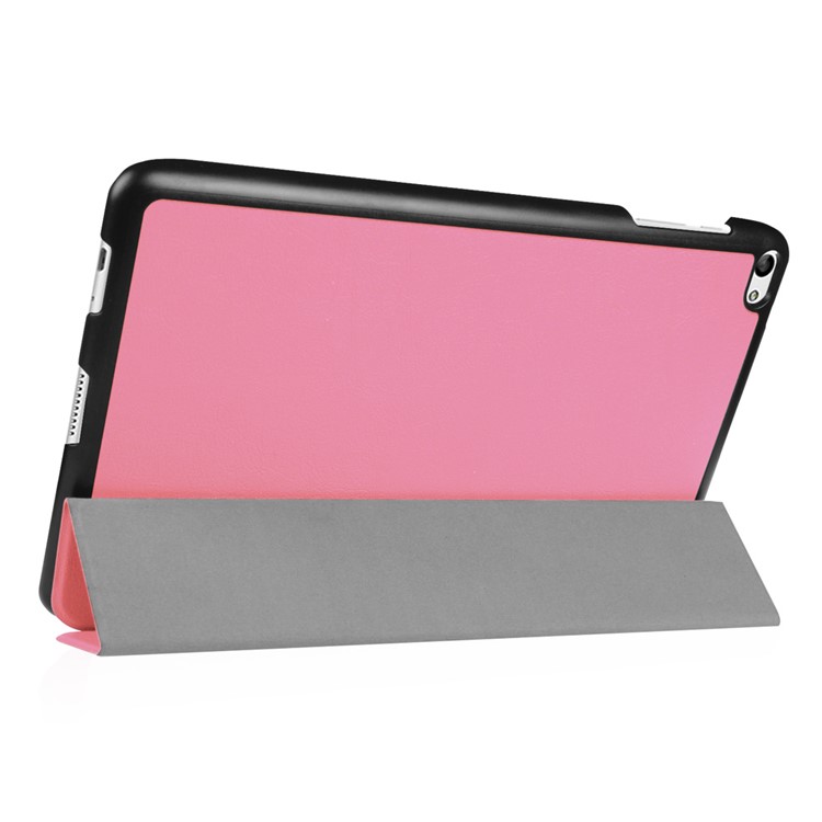 Tri-fold Stand PU Leather Flip Cover for Huawei MediaPad T2 10.0 Pro - Pink-2