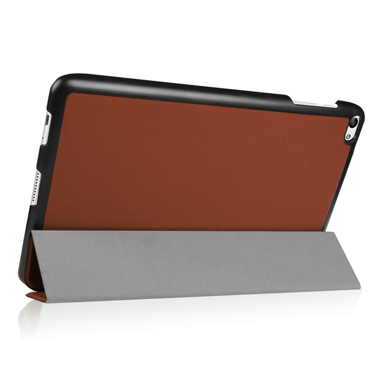 Tri-fold Stand PU Leather Smart Cover for Huawei MediaPad T2 10.0 Pro - Brown-2