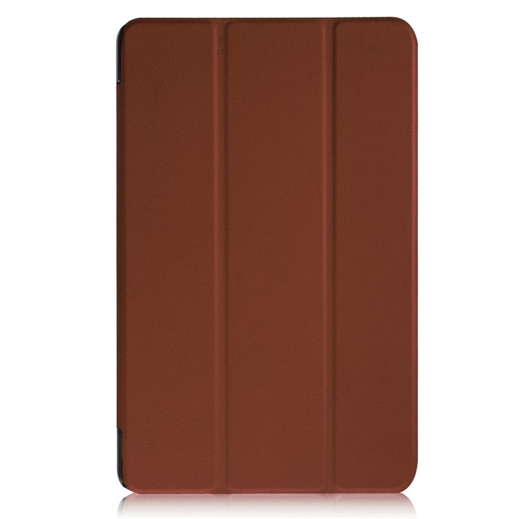 Tri-fold Stand PU Leather Smart Cover for Huawei MediaPad T2 10.0 Pro - Brown-5