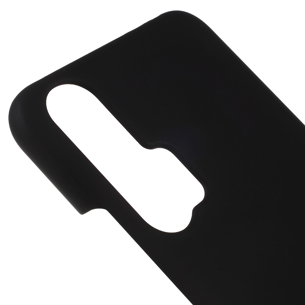 Capa de Telefone de Célula Dura de Plástico Emborrachado Para Huawei Honor 20 Pro - Preto