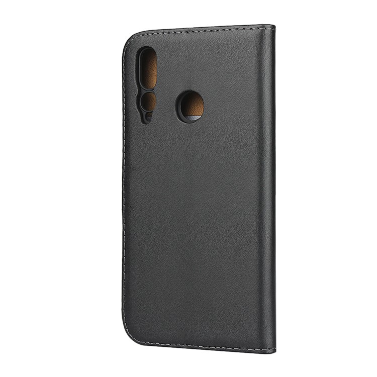 Genuine Leather Wallet Phone Cover for Huawei P Smart (2019) / Nova Lite 3 (Japan) - Black-4