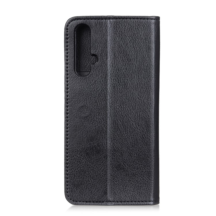 Auto-absorbed PU Leather Cell Phone Casing for Huawei Honor 20 - Black-3