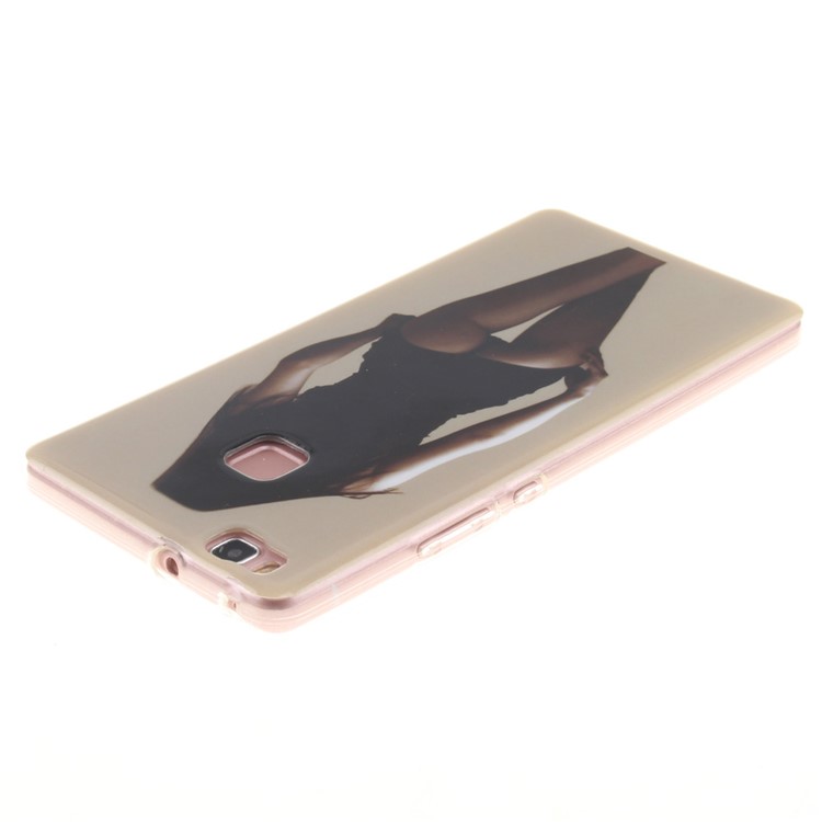 IMD TPU Back Protective Cover for Huawei P9 Lite - Hot Girl-4