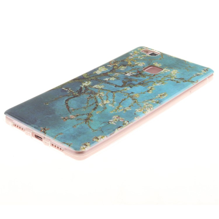 IMD TPU Back Phone Shell for Huawei P9 Lite - Almond Tree in Blossom-3