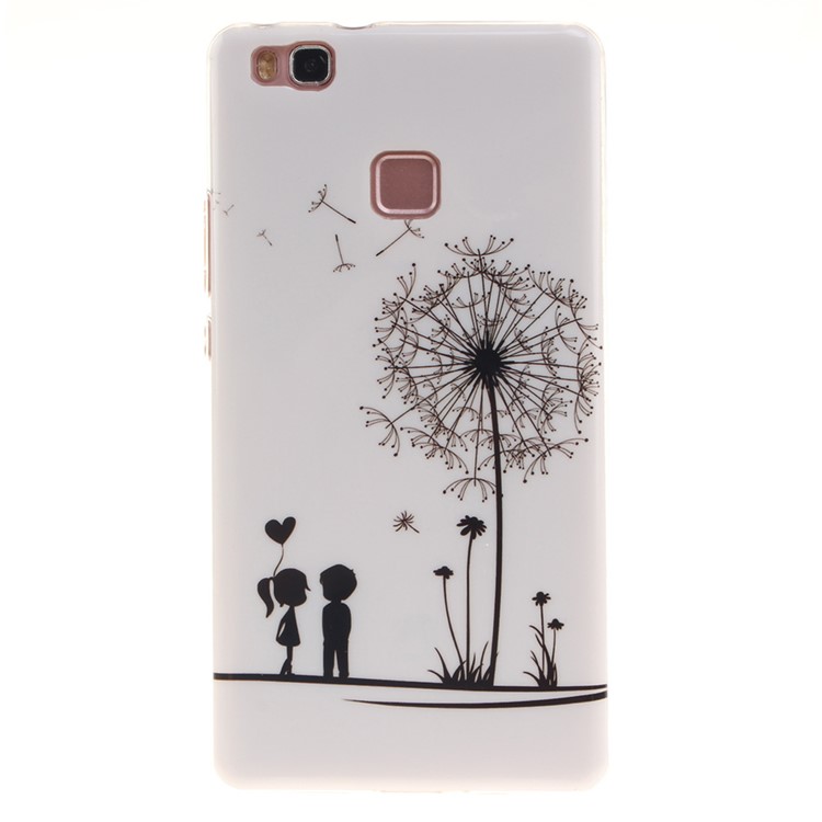 IMD TPU Back Protective Case for Huawei P9 Lite - Dandelion and Lover-1