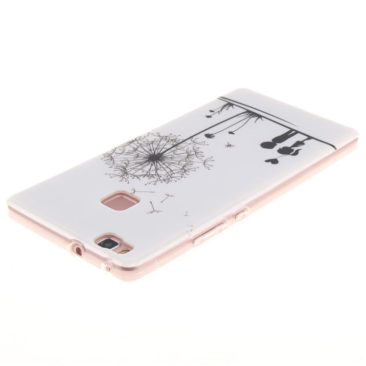 IMD TPU Back Protective Case for Huawei P9 Lite - Dandelion and Lover-4