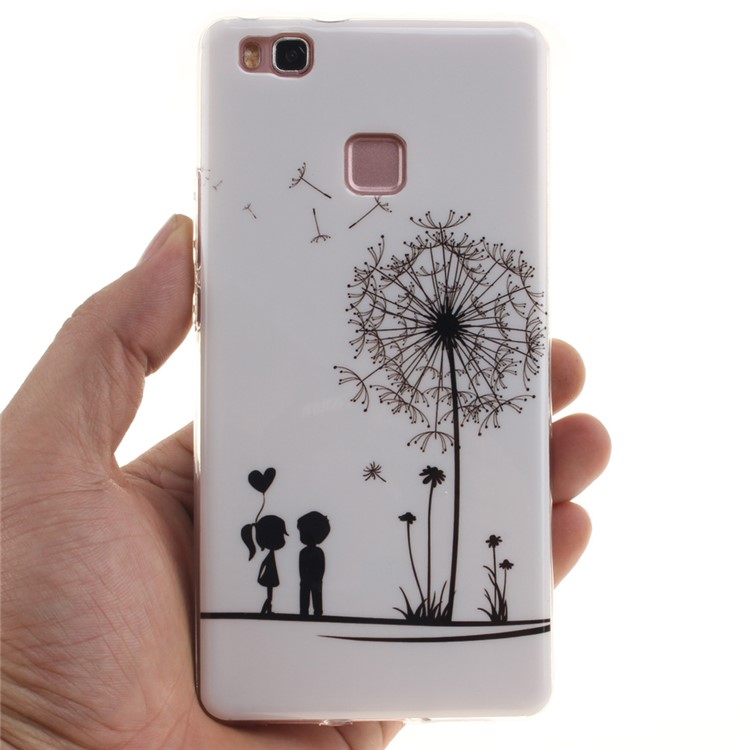 IMD TPU Back Protective Case for Huawei P9 Lite - Dandelion and Lover-5