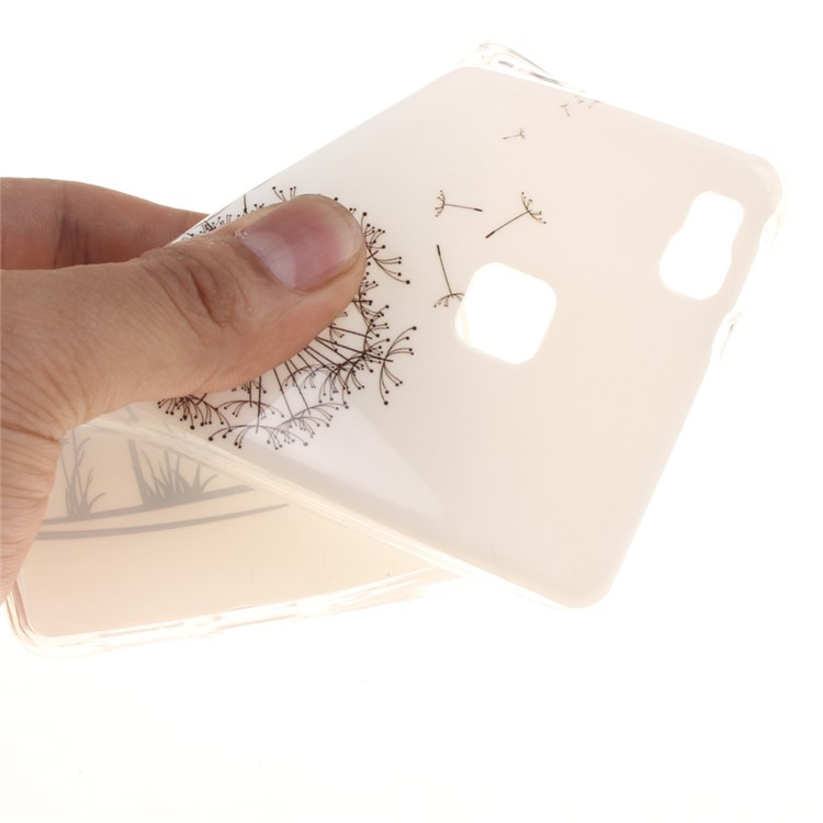 IMD TPU Back Protective Case for Huawei P9 Lite - Dandelion and Lover-6