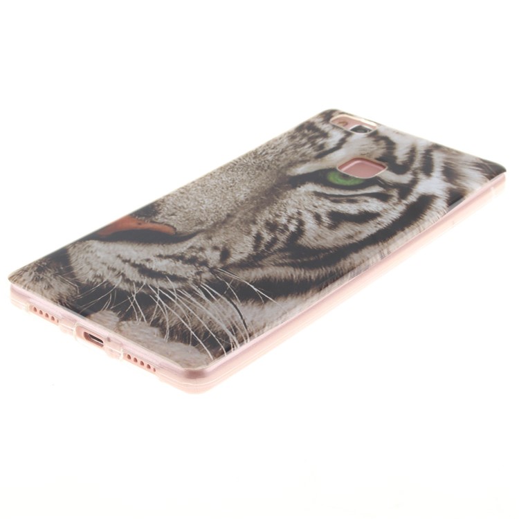 IMD TPU Back Phone Case for Huawei P9 Lite - Tiger-3
