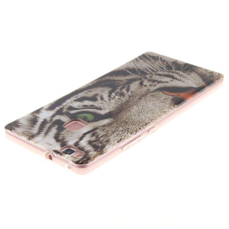 IMD TPU Back Phone Case for Huawei P9 Lite - Tiger-4
