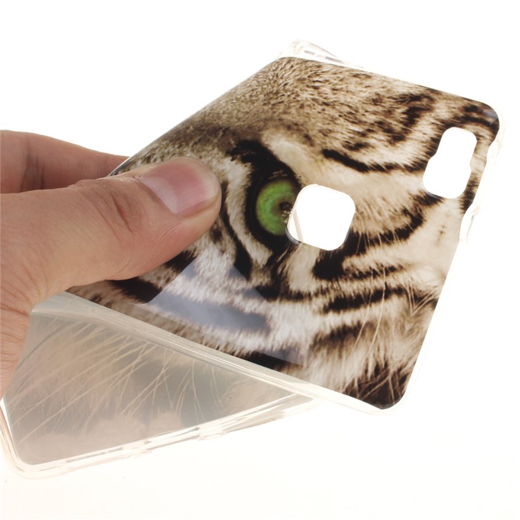 IMD TPU Back Phone Case for Huawei P9 Lite - Tiger-6