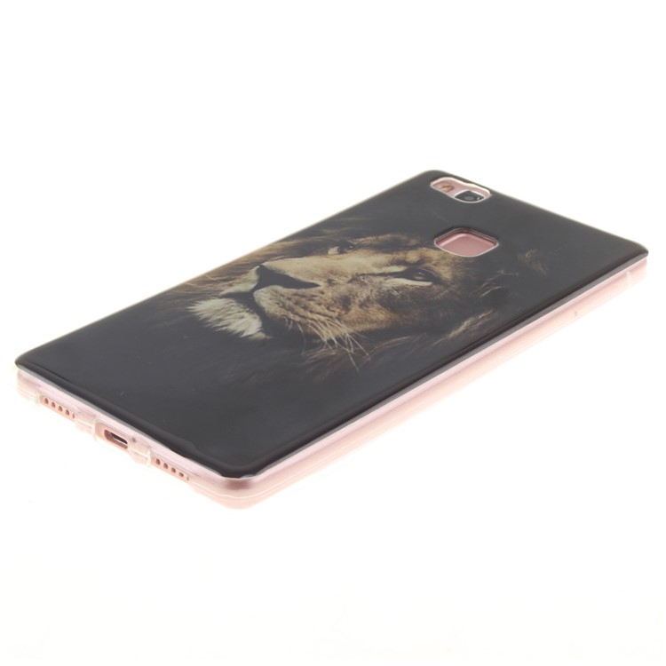 IMD TPU Back Protective Case for Huawei P9 Lite - Lion-3