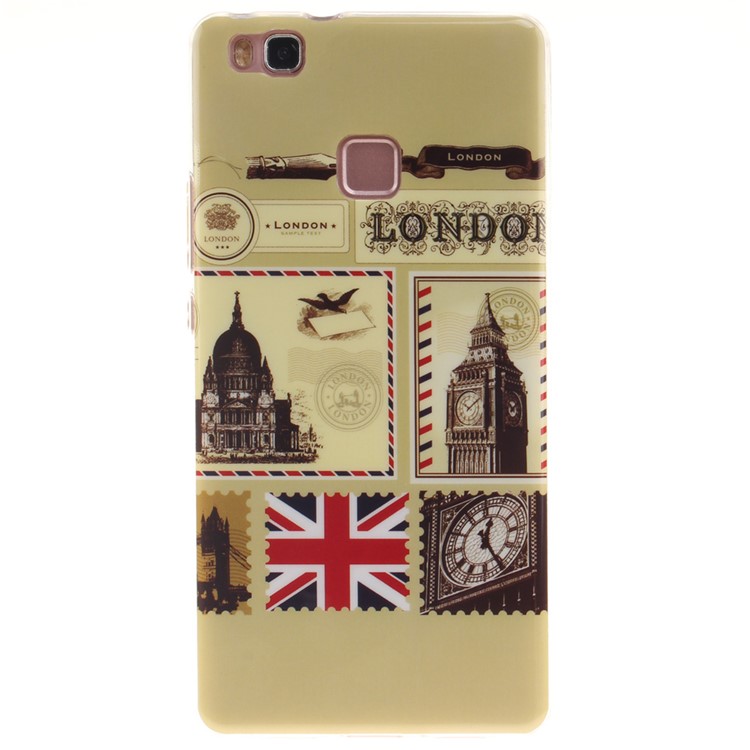IMD TPU Back Phone Cover for Huawei P9 Lite - London Big Ben-1