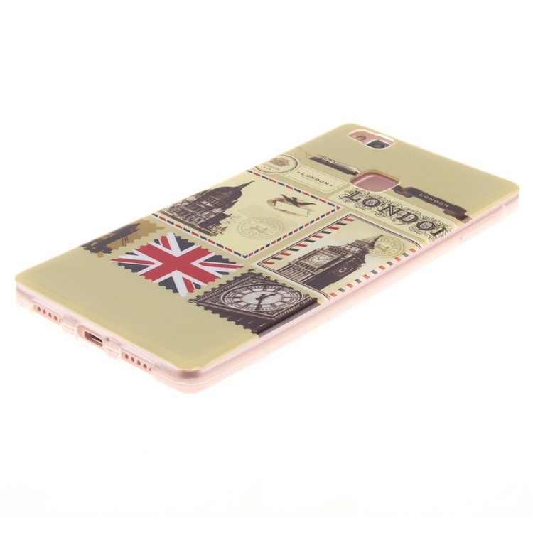 IMD TPU Back Phone Cover for Huawei P9 Lite - London Big Ben-3