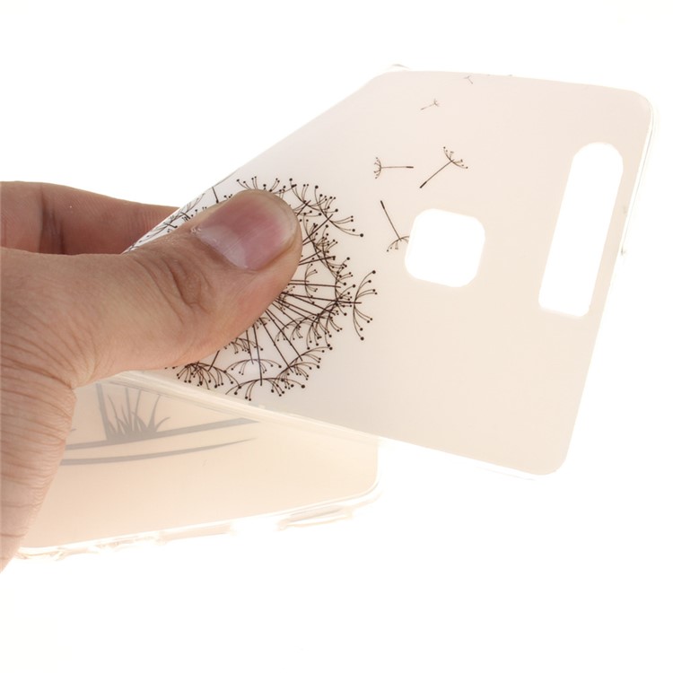 IMD TPU Back Phone Shell for Huawei P9 - Dandelion and Lover-6