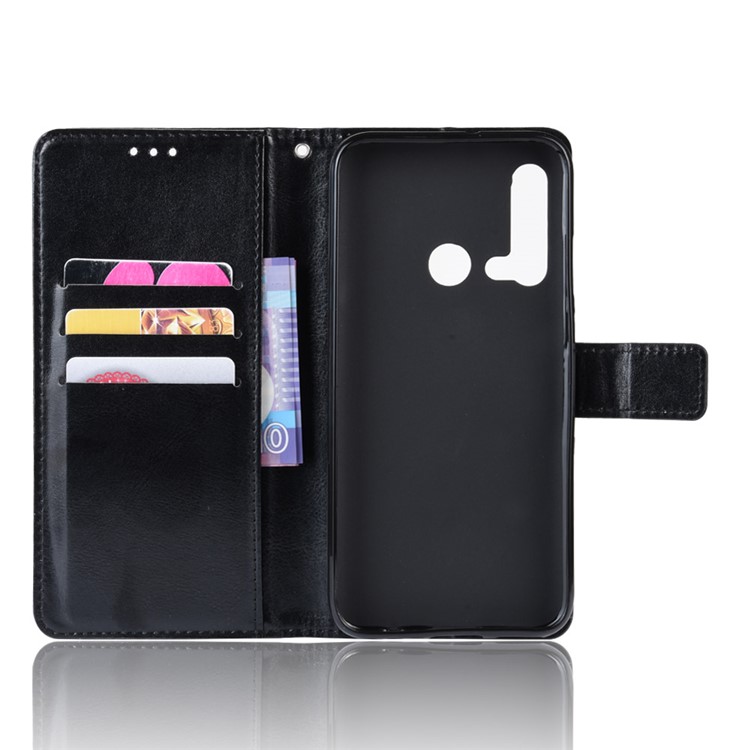 Crazy Horse Leather Wallet Case for Huawei P20 lite (2019) / Nova 5i - Black-6