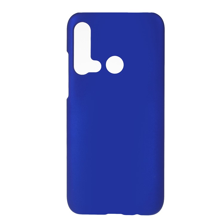 Rubberized PC Phone Cover for Huawei P20 lite (2019) - Dark Blue-1