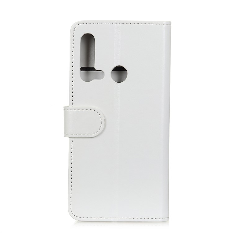 Crazy Horse Leather Phone Shell for Huawei P20 Lite (2019) / Nova 5i - White-6