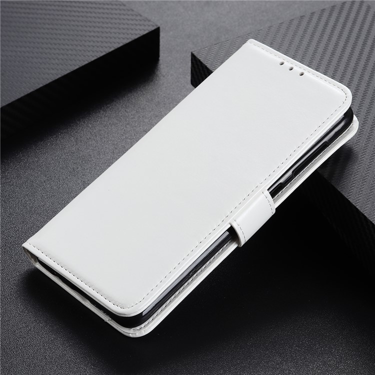 Crazy Horse Leather Phone Shell for Huawei P20 Lite (2019) / Nova 5i - White-8