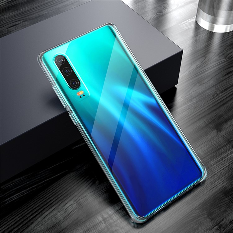 Clear Acrylic + TPU Hybrid Phone Protective Shell for Huawei P30-4