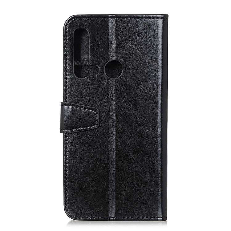 Crazy Horse Leather Wallet Stand Case for Huawei P20 lite (2019) - Black-10