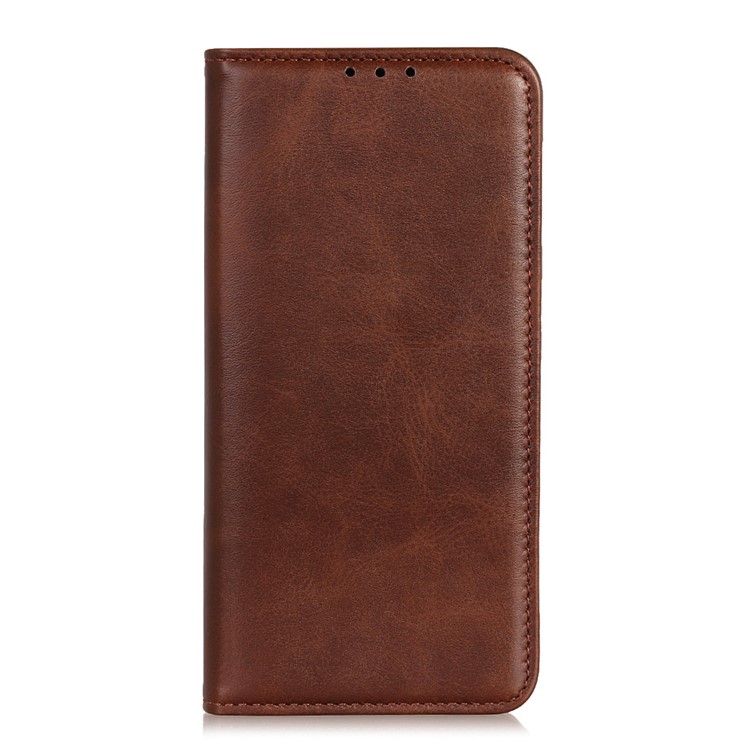 Auto-absorbed Split Leather Wallet Case for Huawei P20 lite (2019) - Coffee-2