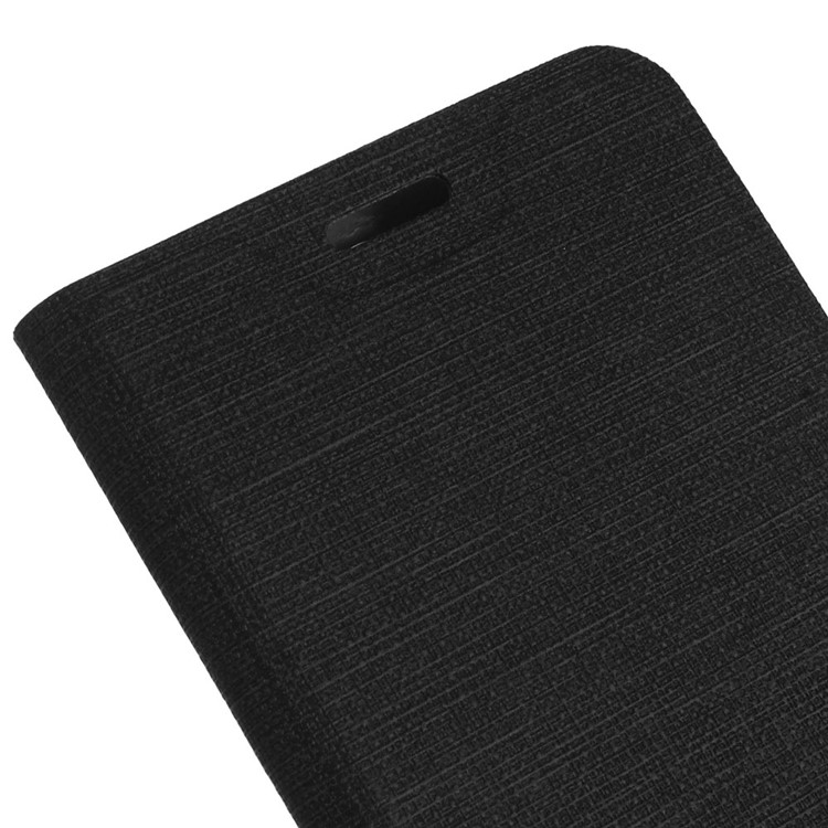 Cross Texture Card Holder Leather Flip Case for Huawei Y5II / Y5II - Black-5