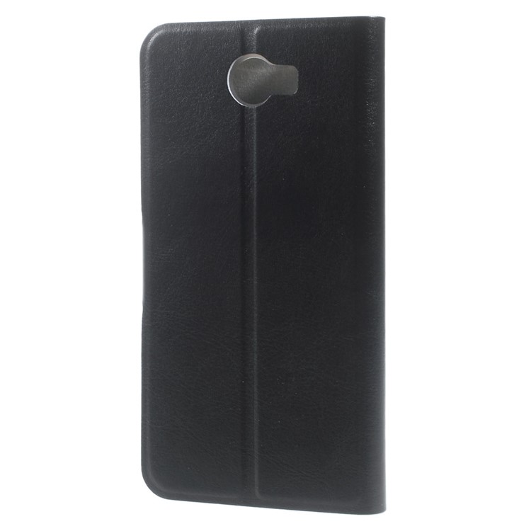 Crazy Horse Leather Card Holder Case for Huawei Y5II / Y5II - Black-2