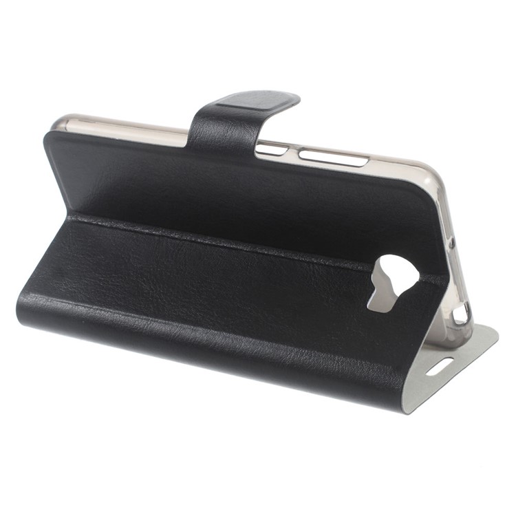 Crazy Horse Leather Card Holder Case for Huawei Y5II / Y5II - Black-4