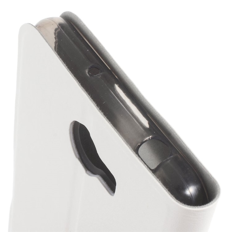 Crazy Horse PU Leather Stand Cover for Huawei Y5II / Y5II - White-6