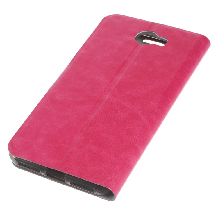 Crazy Horse PU Leather Protective Shell for Huawei Y5II / Y5II - Rose-5