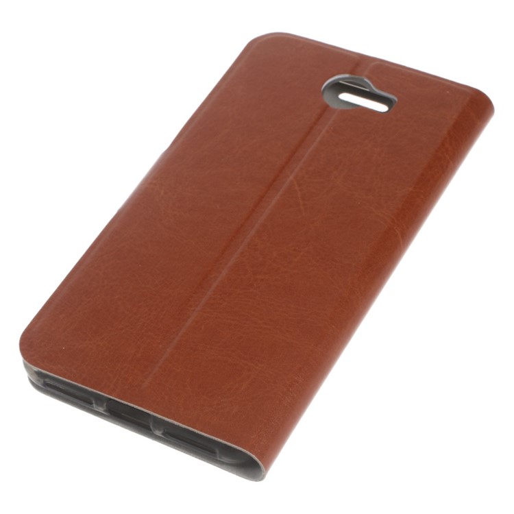 Crazy Horse PU Leather Phone Cover for Huawei Y5II / Y5II - Brown-3